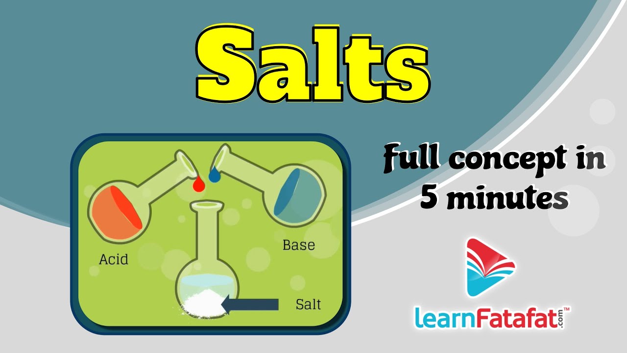 Class 10 Science Chapter 2 Acids Bases and Salts - LearnFatafat