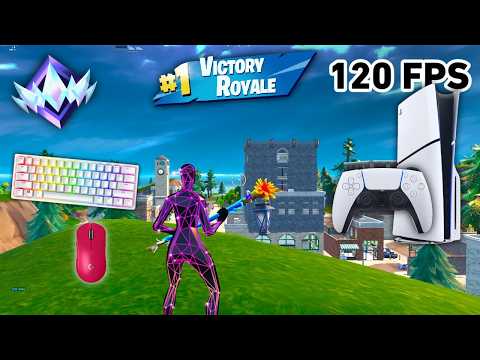 Fortnite Unreal Ranked Reload On PS5 Slim | Keyboard & Mouse Gameplay | 120 FPS | 4K