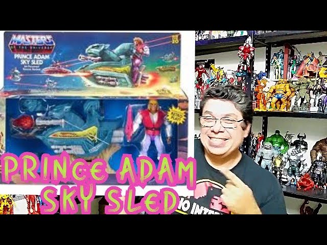 Vídeo relacionado con Masters of The Universe Origins Prince Adam with Sky Sled, Figura de acción para niños y niñas +6 años (Mattel GPP30)
