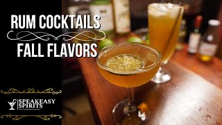 Rum Cocktails, Fall Flavors