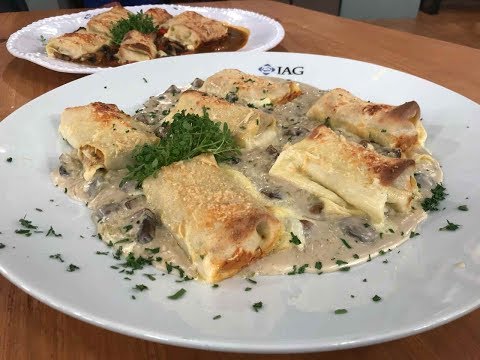 Receta de hoy: canelones de pollo