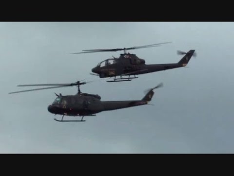 2012 Joint Base Lewis-McChord Air Expo - AH-1 Cobra & UH-1 Huey Demonstration