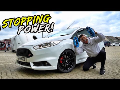 THE FIESTA ST GETS A WICKED SET OF BIG BRAKES! PLUS MORE MODS!