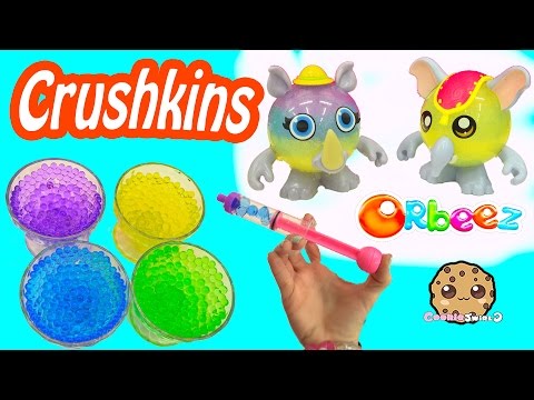 Orbeez Crush Set Safari Crushkins Animals Maker - Water Play Toy Cookie Swirl C Video