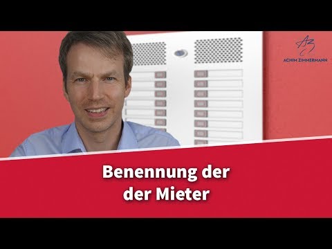 Mietvertrag - Mieter im Vertrag richtig bezeichnen | Rechtsanwalt Dr. Achim Zimmermann