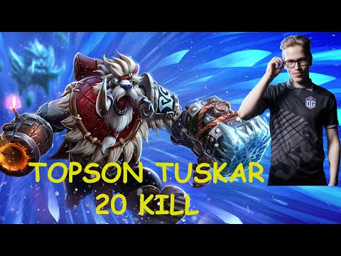 TOPSON - TUSKAR OFFLANE - DOTA 2 MMR