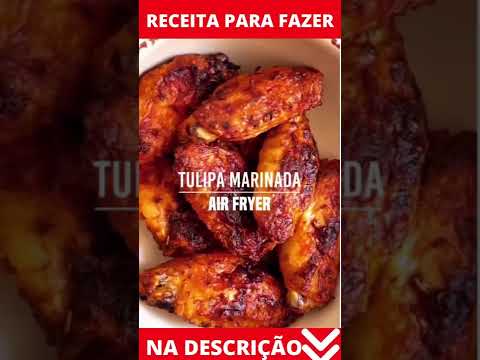 TULIPA DE FRANGO na AIRFRYER #shorts #receitassaudaveis #receitasrapidas #receitasfaceis