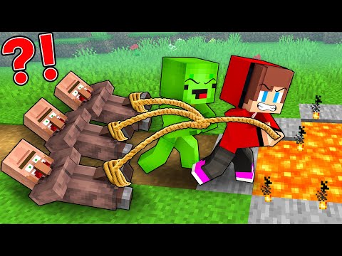 Mikey and JJ Take Revenge From VILLAGERS in Minecraft (Maizen)