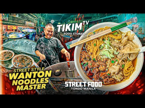 WANTON Noodles OVERLOAD | Tondo Street Food | Wantunan ni Pompom Story | TIKIM TV