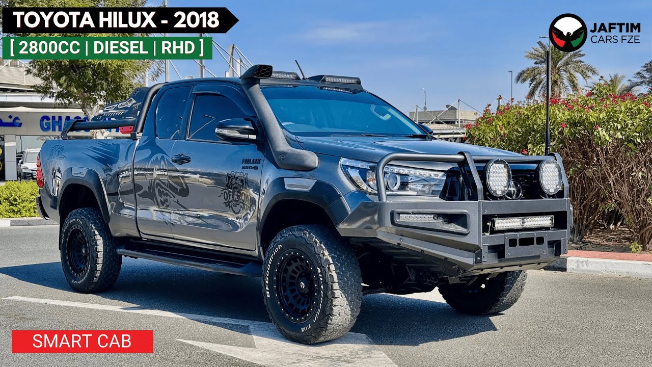 تويوتا هيلوكس MODIFIED SMART CAB | RHD | 2018 | 2.8L DIESEL ENGINE | MANUAL TRANSMISSION video