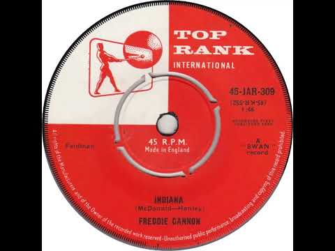UK New Entry 1960 (62) Freddie Cannon - Indiana