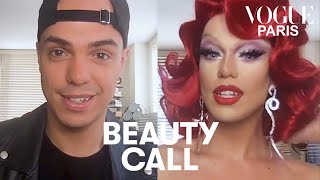Drag queen makeup tutorial: Nicky Doll teaches a beginner | Beauty Expert | Vogue Paris