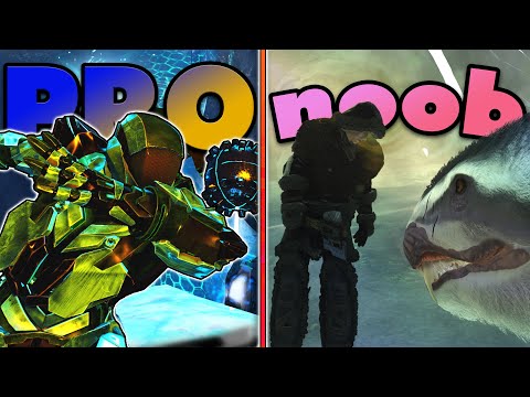 ARK: ICE CAVE OF THE STRONG - PRO VS NOOB