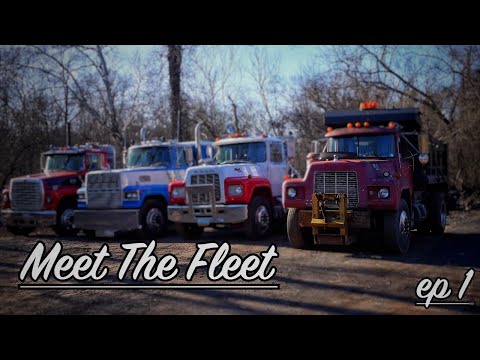 Meet The Fleet EP 1. 1985 Mack R Model 6 wheel dump Truck