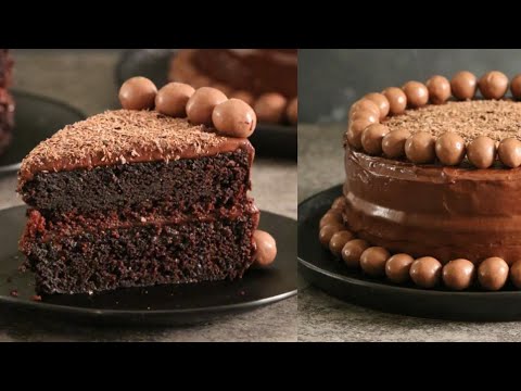 Chocolate Malt Cake | No Oven Chocolate Malt Cake Recipe | Hira Bakes