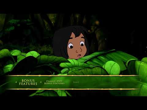 The Jungle Book  Diamond Edition UK Blu ray Menu Walkthrough 2013
