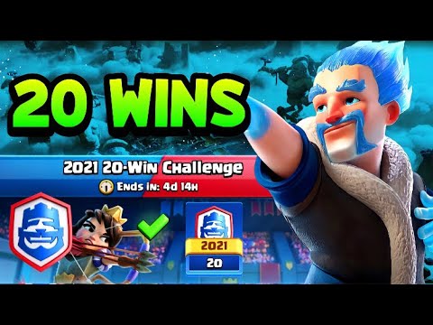 20 Wins with Ice Bow | Clash Royale 20 Win Challenge