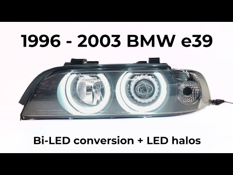 1996 - 2003 BMW e39 5-series Bi-LED projector retrofit conversion headlight upgrade