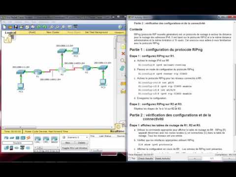 7.3.2.3 Packet Tracer - Configuring RIPng