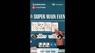 You Won’t Believe This Runner-Runner With Millions at Stake! #wsop #poker #live #pokerstars