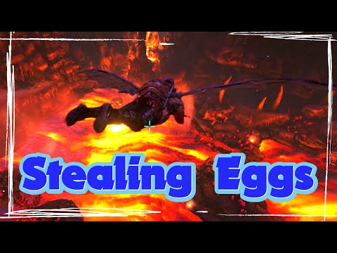 Ark Genesis | Stealing Magmasaur Eggs