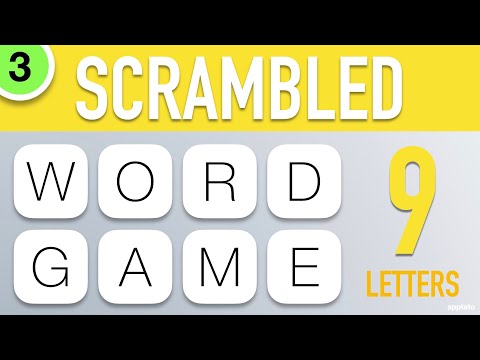 Scrambled Word Games Vol. 3 - Guess the Word Game (9 Letter Words)