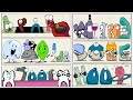 Alphabet Lore PARODY ALL COMPILATION Alphabet Lore Animation Mike Salcedo