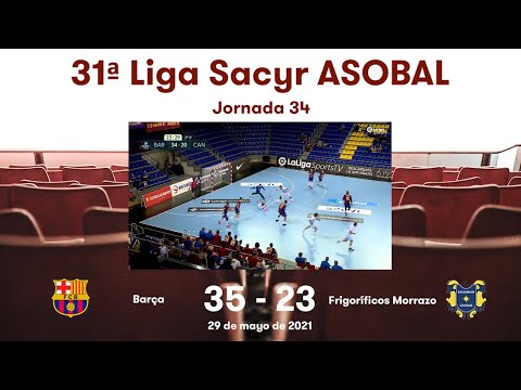 31ª Liga Sacyr ASOBAL J34: Barça - Frigoríficos Morrazo 35-23