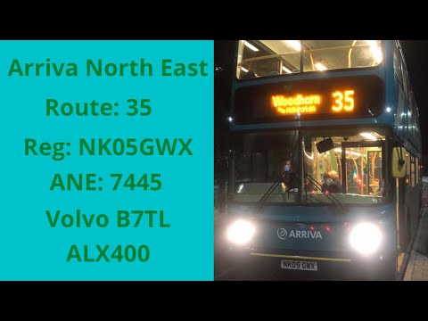 Arriva North East 7445 (NK05GWX) Volvo B7TL/ALX400