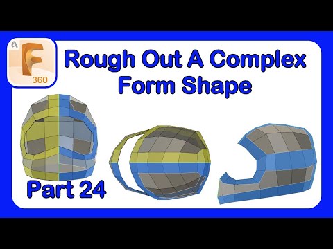 Fusion 360 Form Mastery - Part 24 - How To Start Laying Out A Complex Form Shape #Fusion360