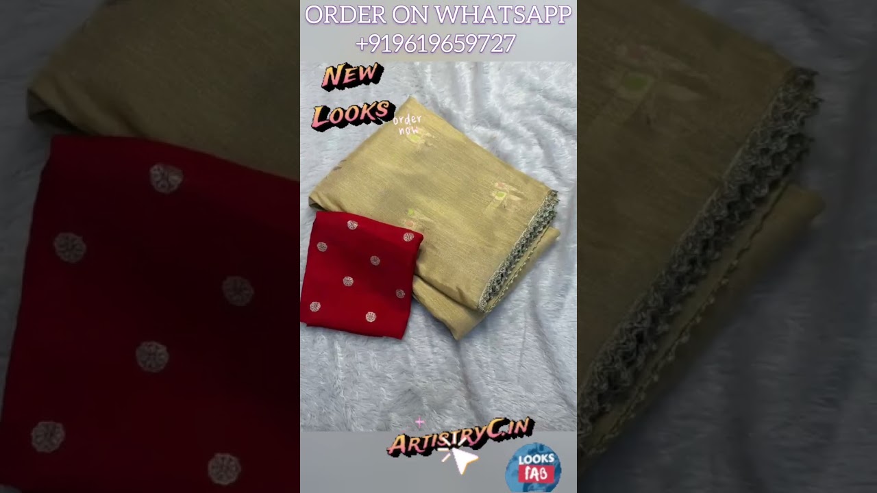 Latest Viscose Silk Saree Under ₹1920? Shop Partywear like Akshara! WhatsApp +919619659727