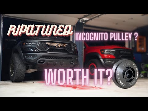 RIPATUNED INCOGNITO PULLEY FOR TRX INSTALL + REVIEW! #ripatuned #ramtrx #supercharged