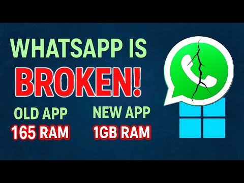 Meta Just Killed WhatsApp on Windows 11 — Now It Eats 1GB RAM!