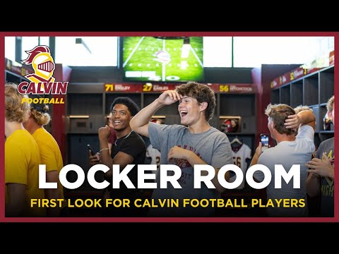 Calvin Football Locker Room Grand Opening