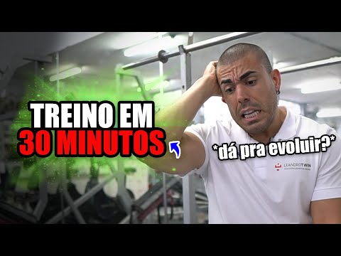 Como evoluir fazendo um treino de 30 minutos