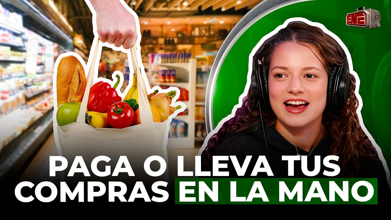 ¡ADIÓS FUNDAS GRATIS! PAGA O LLEVA TUS COMPRAS EN LA MANO