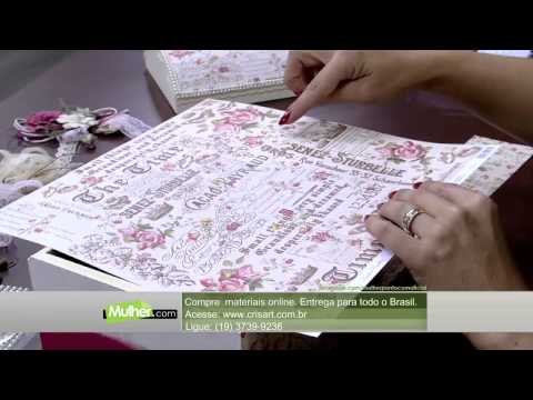 Mulher.com 10/04/2015 - MARISA MAGALHAES BAU COM SCRAPDECOR PT1