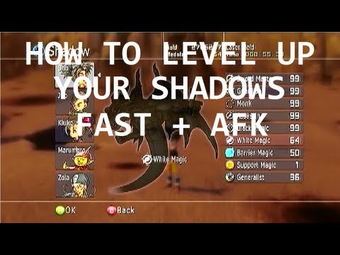 Blue Dragon - Fastest Way To Level Up Shadows + AFK!