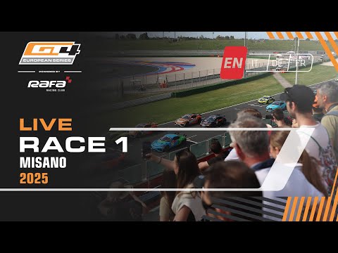 LIVE I Race 1 I Misano I GT4 European Series pwd by RAFA Racing Club 2025 (English)