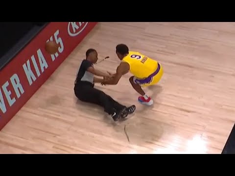 Rajon Rondo takes out the ref | Game 4 | Lakers vs Nuggets