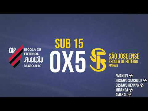 ESCOLA FURACÃO BAIRRO ALTO X SÃO JOSEENSE ESCOLA PINHAIS - SUB 15 (23/07/22)