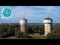 Aerial Impressions Iconic Water Towers In Hamm Germany