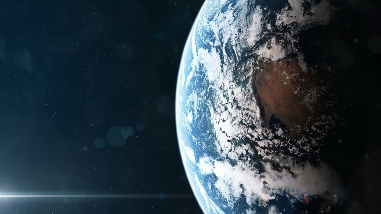 Realistic shot of planet earth seen from orbit | Stock Videos | NO COPYRIGHT | ANIMATION | ELEMENTS