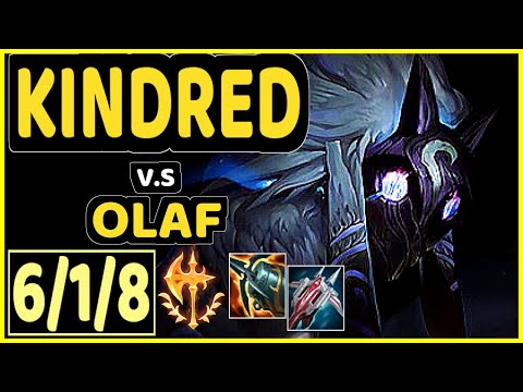 SEVENARMY (KINDRED) vs OLAF - 6/1/8 KDA JUNGLE GAMEPLAY - EUW Ranked MASTER