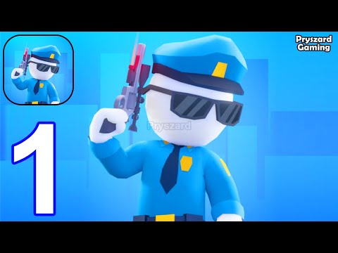 Police Raid Heist Quest 3D - Gameplay Walkthrough Part 1 Stickman Police Merge Quest (iOS, Android)