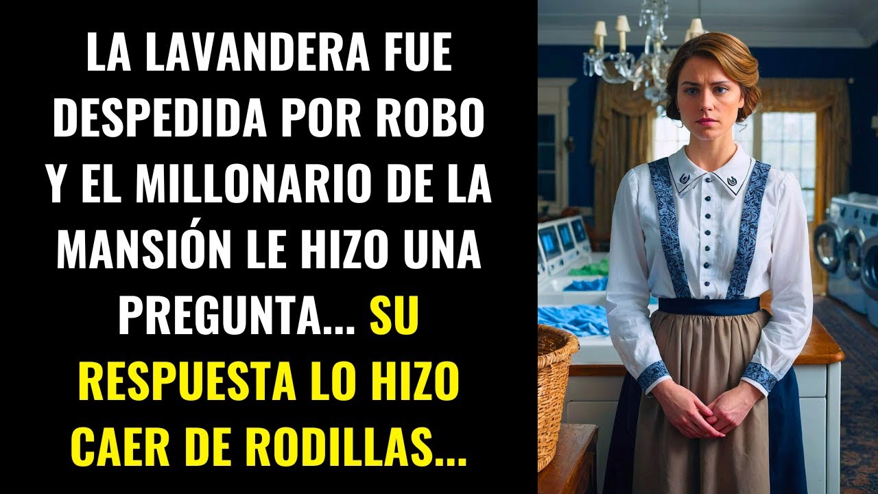LA LAVANDERA FUE DESPEDIDA POR ROBO, PERO SU RESPUESTA HIZO QUE EL MILLONARIO CAYERA DE RODILLAS...