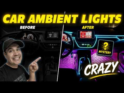 HOW TO INSTALL Car Ambient Lighting LED RGB Corolla