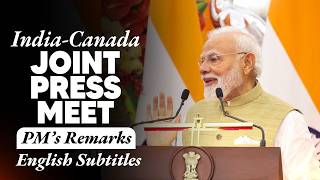 Download lagu PM Modi’s remarks during the joint press meet with PM Mark Carney of Canada| Eng Subtitles mp3
