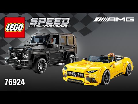 LEGO Speed Champions Mercedes-AMG G 63 & Mercedes-AMG SL 63 (76924)[808 pcs] Building Instructions