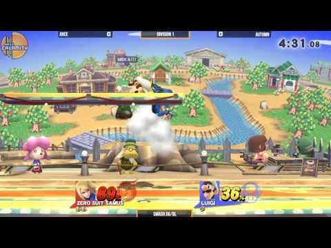 BL  Autumn (Luigi, Lucas) vs Juice (Zero Suit Samus) - Division 1 - Smash 4 Singles